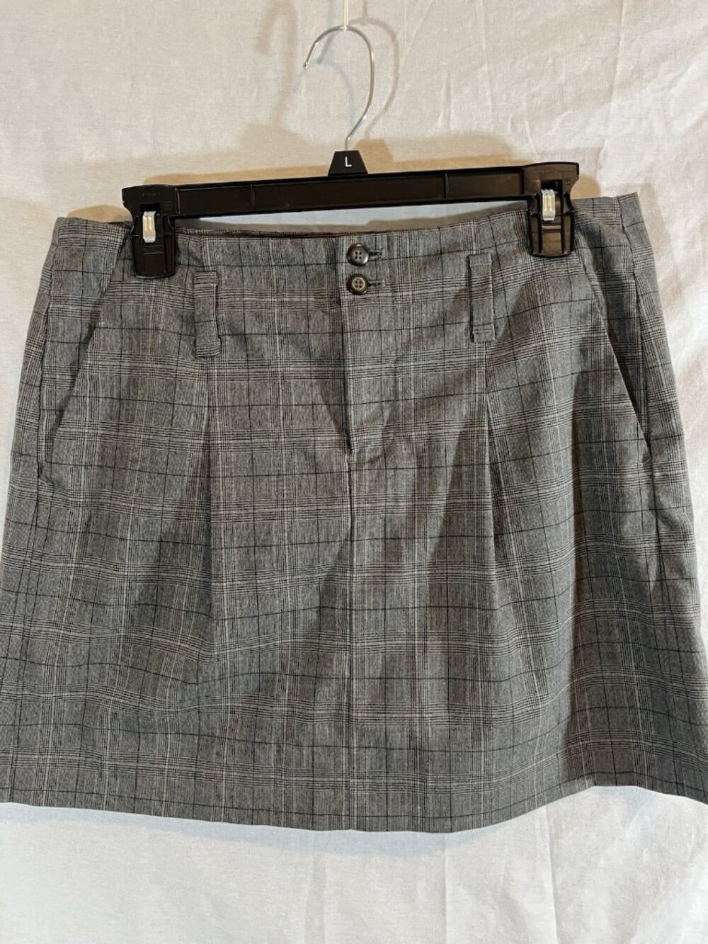 GAP Women’s Size 6 (Small) Gray Plaid Mini Skirt